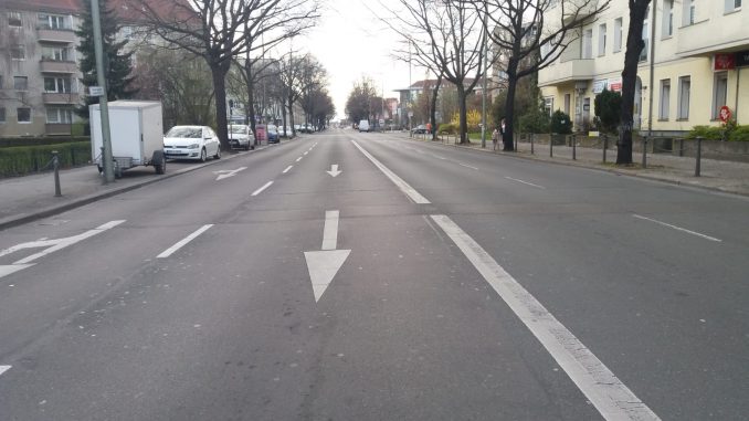 Radverkehrsanlagen Schöneberger Straße 1