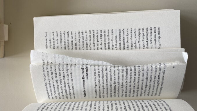 ZerstörteBücher 'Stadtbibliothek Tempelhof-Schöneberg'
